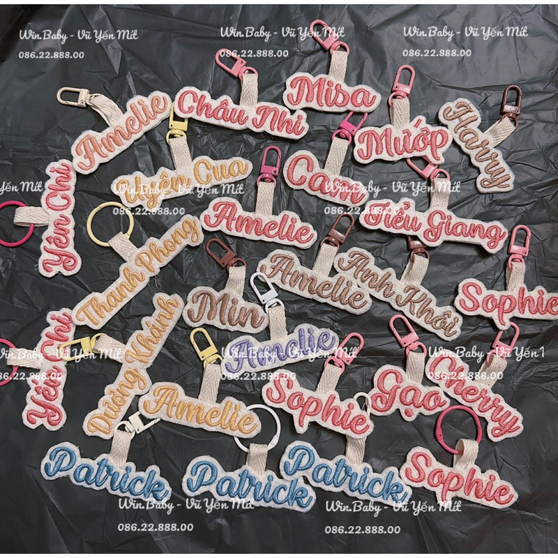 Nametag/ thẻ tên cho bé treo balo, túi xách đồ dùng…..