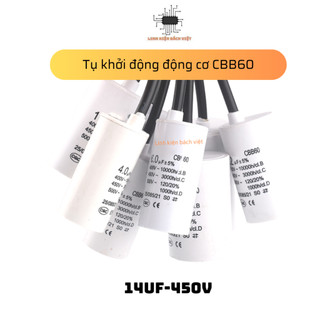 Tụ khởi động 14uf 450v cbb60 chính hãng senju