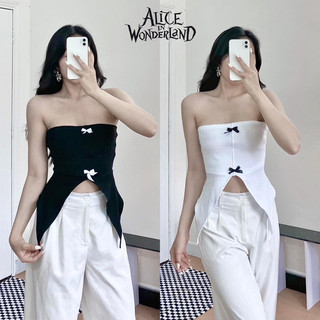 Áo Quây Cúp Ngực Đính Nơ Phong Cách Couqutte