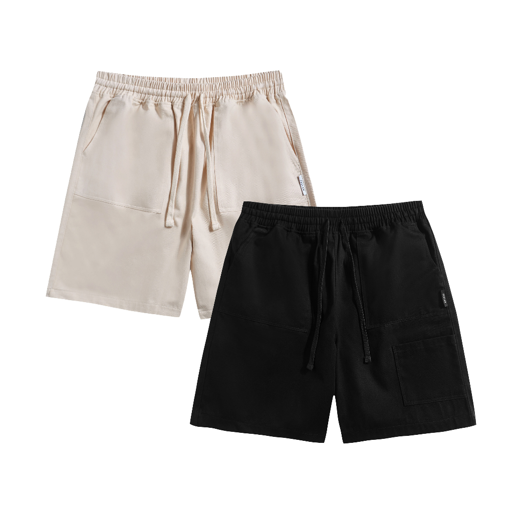 Quần Short Kaki Teelab Local Brand Unisex Pocket Basic PS058