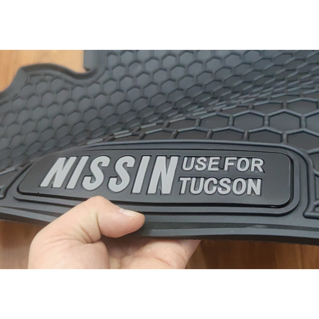 Thảm Lót Sàn Hyundai Tucson 2016 đến 2023 bộ thảm cao su đúc nguyên khối thương hiệu Nissin