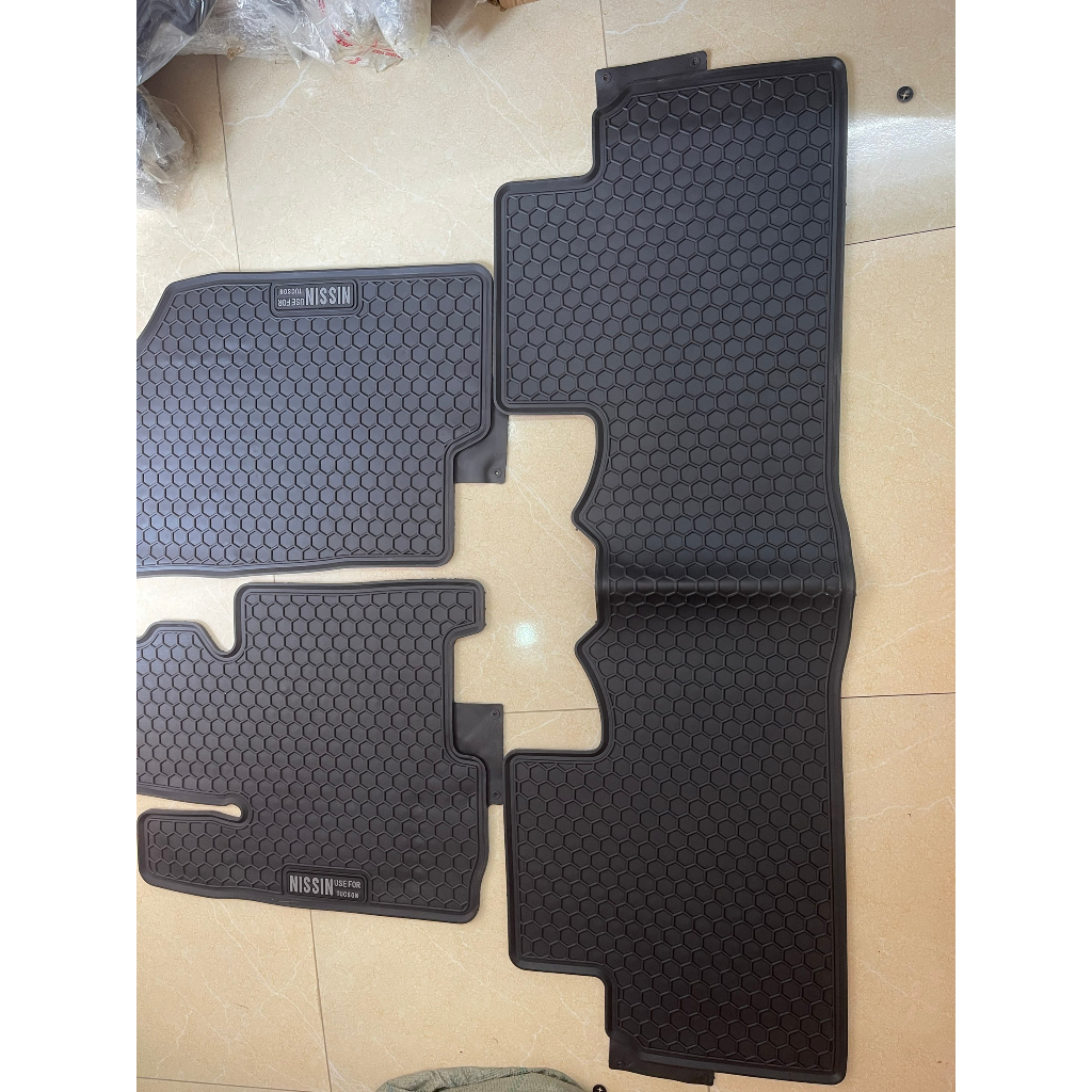 Thảm Lót Sàn Hyundai Tucson 2016 đến 2023 bộ thảm cao su đúc nguyên khối thương hiệu Nissin