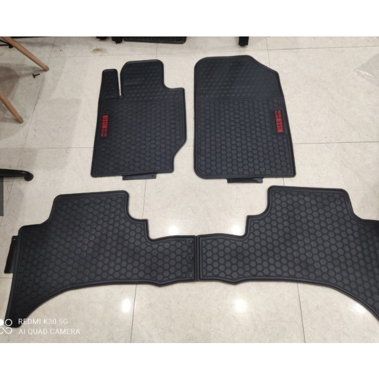 Thảm Lót Sàn Mitsubishi Triton bộ 2 hàng ghế nguyên khối cho xe thương hiệu Nissin