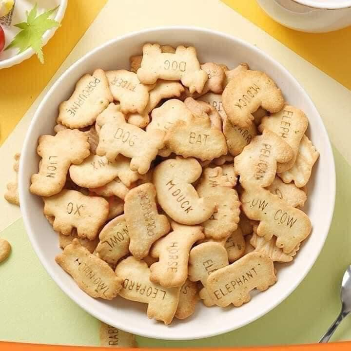 Bánh Quy Hình Thú Ginbis Bổ Sung DHA Cho Bé