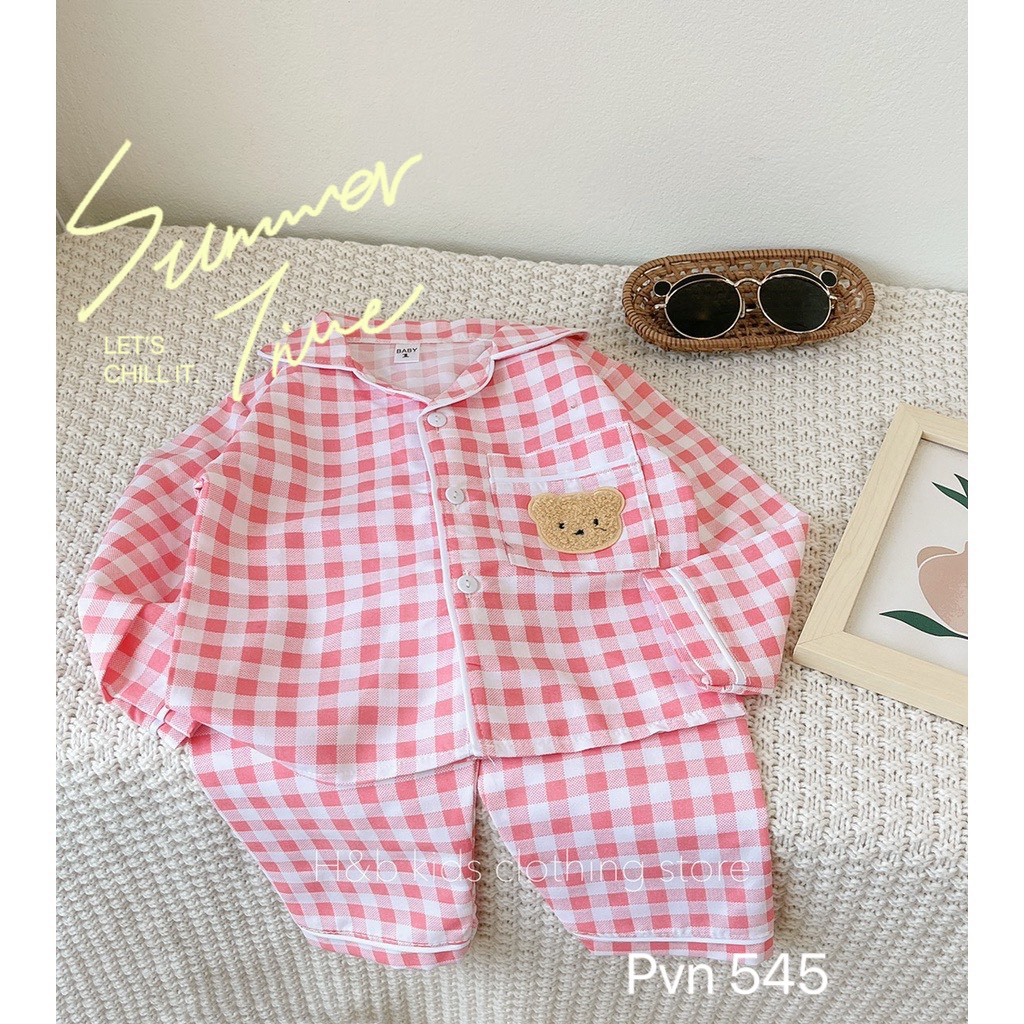 Bộ bộ pizama dài tay cho bé cực xịn sò