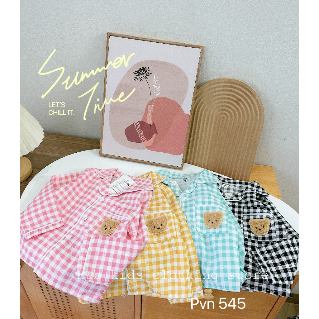 Bộ bộ pizama dài tay cho bé cực xịn sò