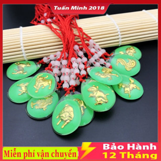  Vòng cổ Mặt Đá Pha Lê Đỏ Phát Sáng Trong 12 Cung Hoàng Đạo 