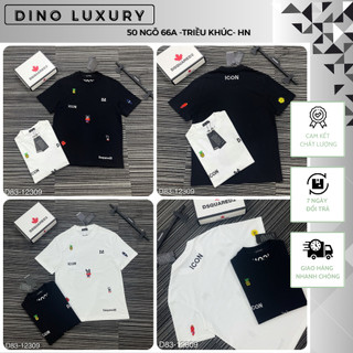 Áo thun nam dsq thêu icon cao cấp , áo phông nam dsq thêu icon cao cấp