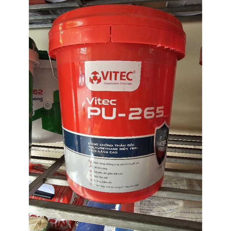 Sơn chống thấm cho sàn mái gốc Polyurethan Vitec Pu265