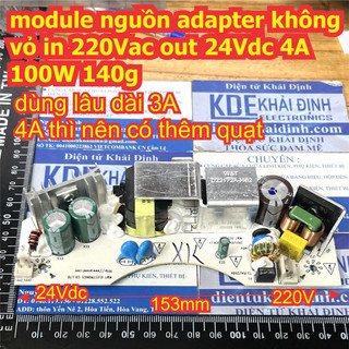 module nguồn adapter không vỏ in 220Vac out 24Vdc 24V 2A 24V 2000mA / 4A kde3581