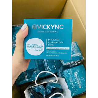 Mặt nạ ủ tóc dưỡng tóc collagen PVickync biotin 600ml