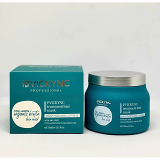 Mặt nạ ủ tóc dưỡng tóc collagen PVickync biotin 600ml