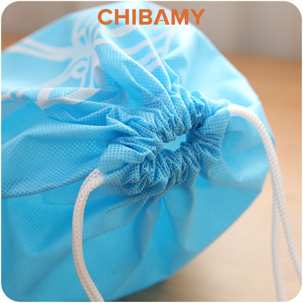 COMBO 2 túi đựng giàydép, quần áo du lịch có dây rút size 44*32 cm