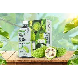 (CHÍNH HÃNG) NƯỚC ÉP NHÀU NGUYÊN CHẤT HÀN QUỐC 1000ML