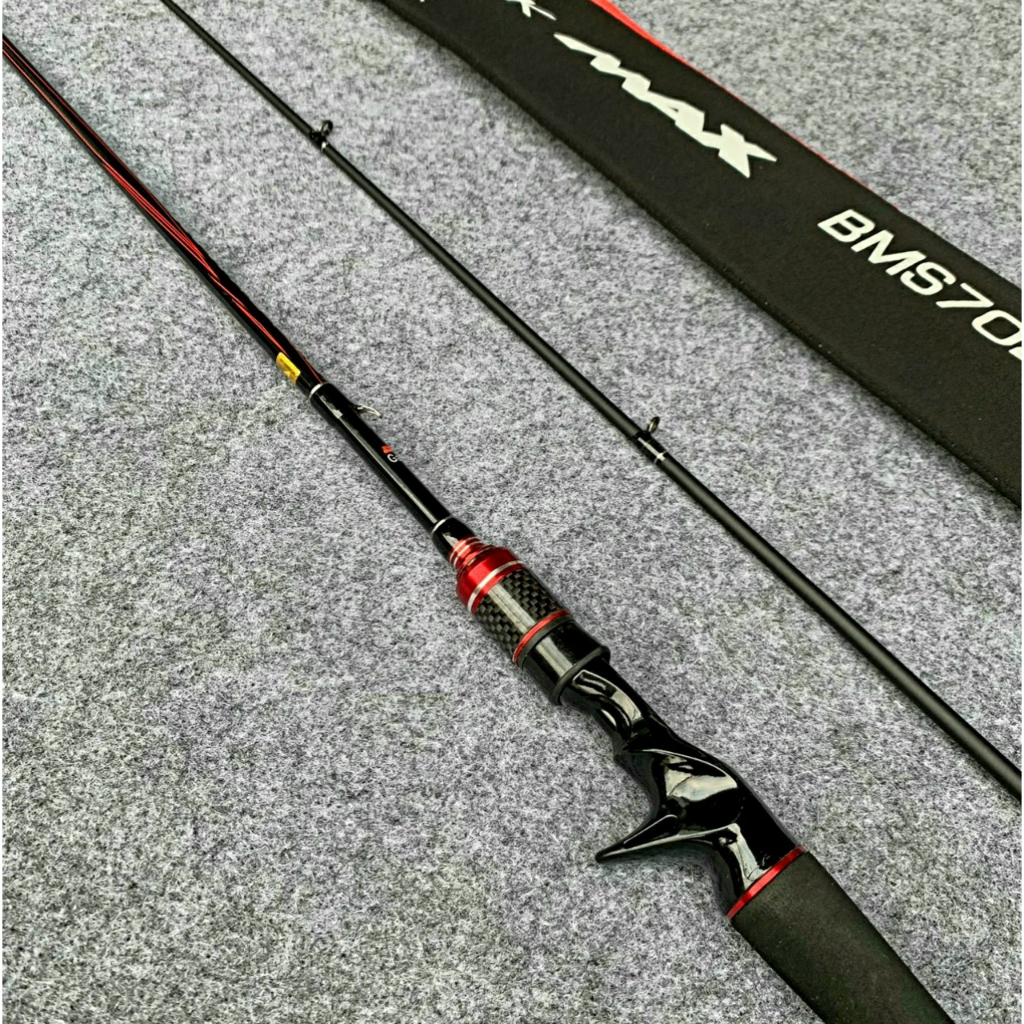 Cần câu lure Abu black max 2m1 gắn máy ngang độ cứng MH