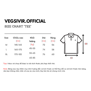 Áo Polo Unisex Vegsivir - Basic/Đen.