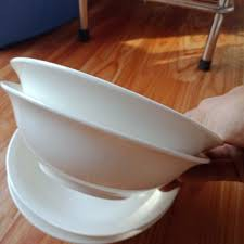 Bát Tô sứ trắng loe .