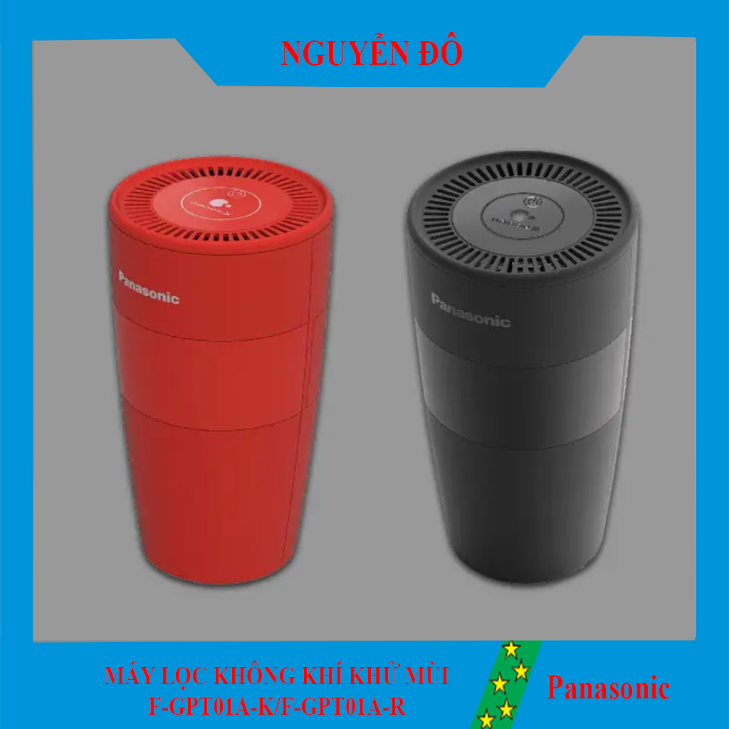Máy lọc không khí khử mùi Panasonic F-GPT01A-K/ F-GPT01A-R có 2 màu đỏ/đen, với công nghệ lọc nanoe™