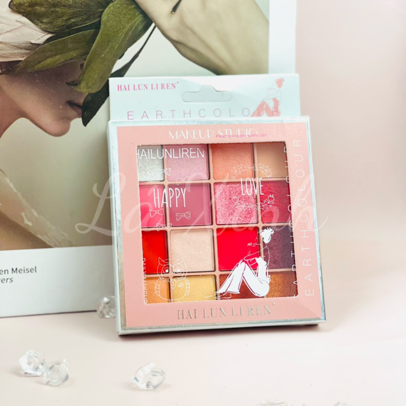 Bảng mắt Hai Lun Li Ren Color 16 ô 16g