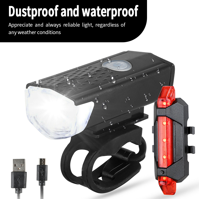 Đèn xe đạp thể thao USB  gắn đuôi xe đạp, Đèn xe đạp thế hệ mới nhiều chế độ sáng chống thấm nước