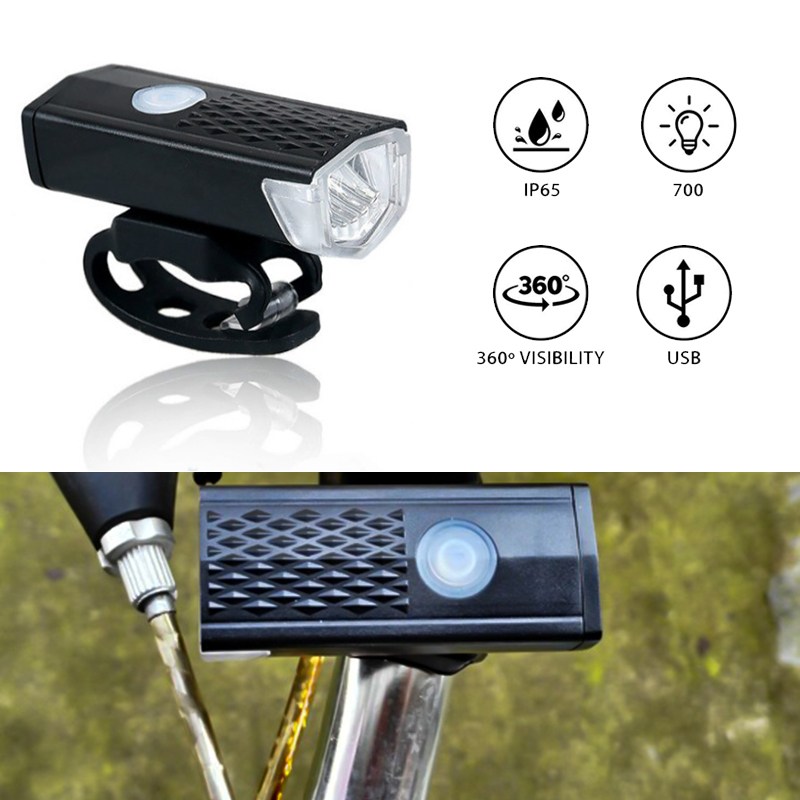 Đèn xe đạp thể thao USB  gắn đuôi xe đạp, Đèn xe đạp thế hệ mới nhiều chế độ sáng chống thấm nước