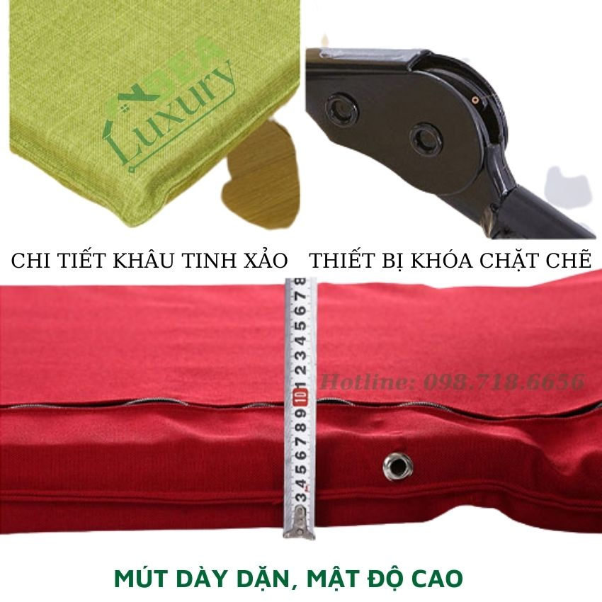 Nệm Ghế Poang Dài, Đệm Ghế Đọc Sách Thư Giãn