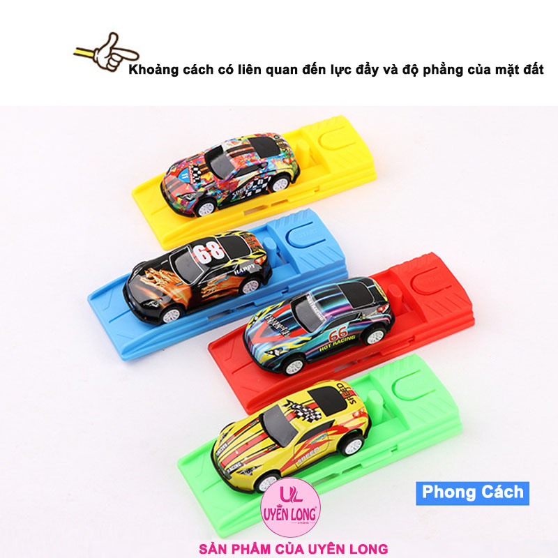 Xe Đua Go Kart Kèm Bệ Phóng Sáng Tạo Cho Bé, Tương Tác Tốt Với Người Lớn, Hình Dáng Và Màu Sắc Rất Ngầu