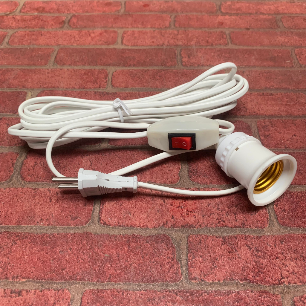 Đuôi Đèn Liền Dây Có Công Tắc 3m, 5m Cao Cấp