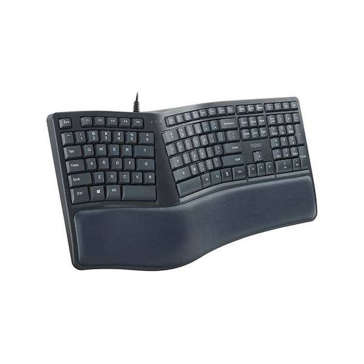 Bàn Phím Công Thái Học Có Dây Rapoo NK8800 - Hàng Chính Hãng