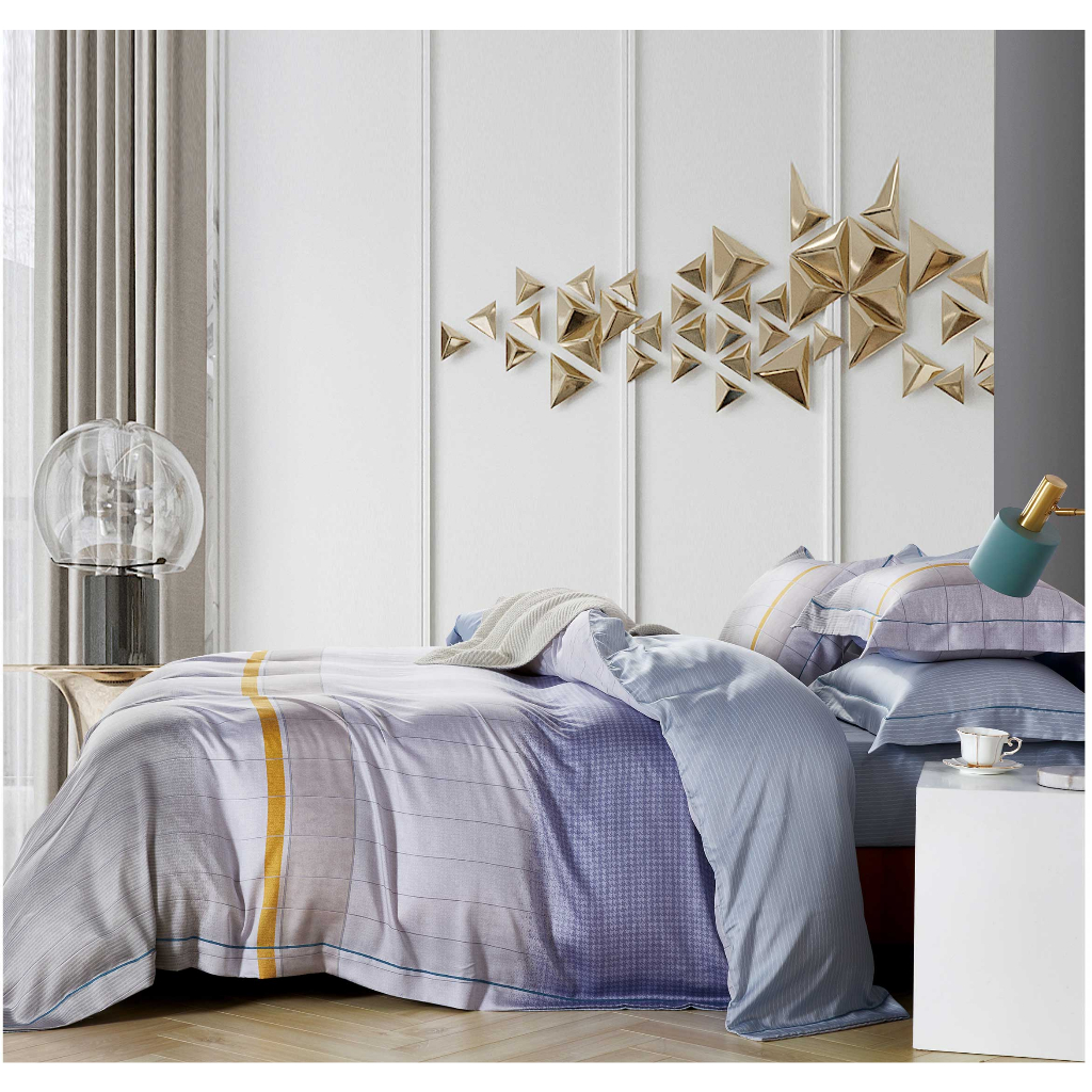 Bộ 5 món drap, áo gối NIN Tencel 800 - Kyrie  mẫu mới