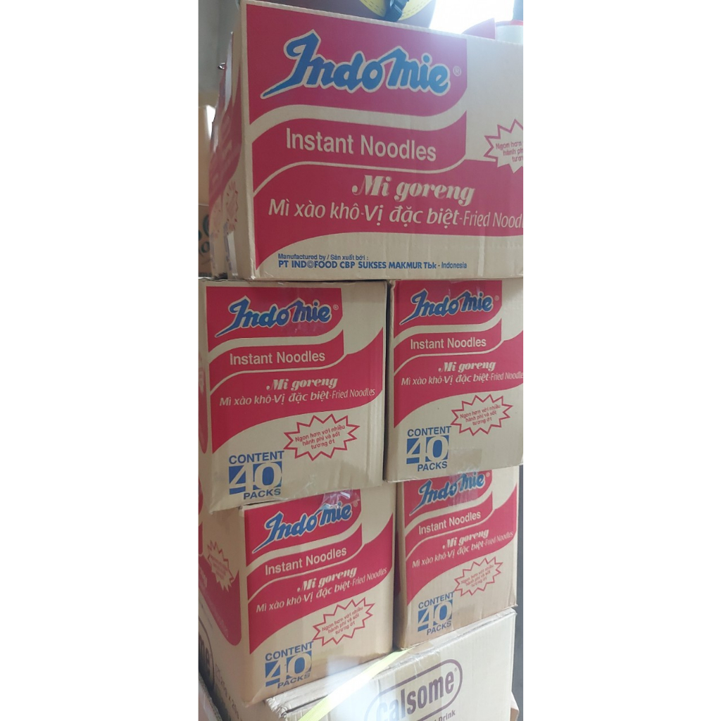 Thùng 40 gói mì xào/ mì trộn khô Indomie GORENG vị đặc biệt