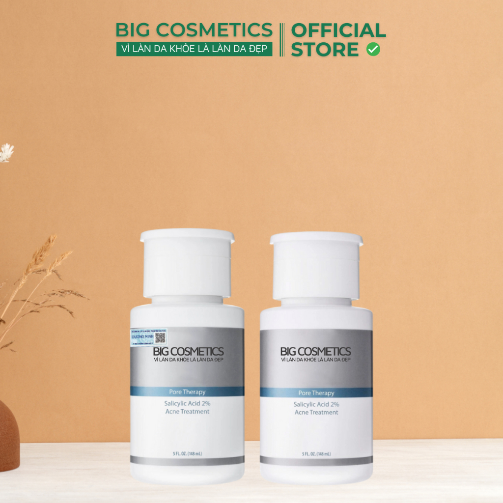 Toner BHA 2% Giúp Làm Sạch Sâu, Giảm Mụn, Ngăn Tiết Dầu 148ml