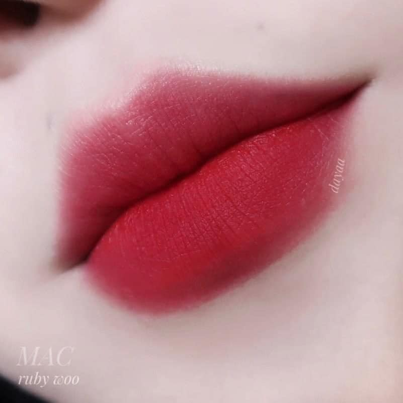 Son Môi Nữ MAC Ryby Woo 707 Săn Sale - Son Đẹp Chính Hãng Có Bill Fullsize Fullbox 3g Trangnauth F328B