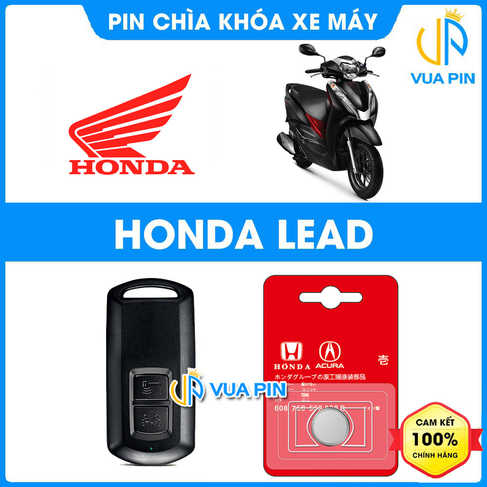 Pin chìa khóa xe máy Honda Lead chính hãng Honda sản xuất tại Indonesia 3V Panasonic