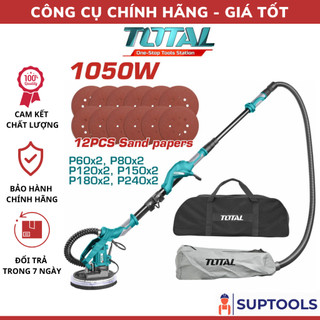 Máy chà tường 1050w total tws10501 có đèn led, kèm theo 6 giấy nhám