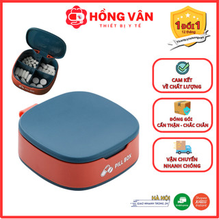 Hộp đựng thuốc mini PILL BOX chia ngăn riêng biệt chất liệu sử dụng trong y tế an toàn, kích thước nhỏ gọn