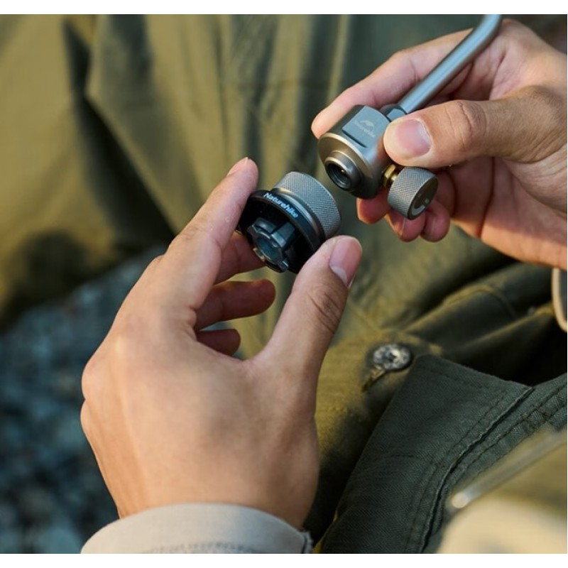 Bếp ga du lịch dã ngoại Naturehike NH21RJ009 chính hãng, Đầu chuyển bếp ga Naturehike PNH22CJ001