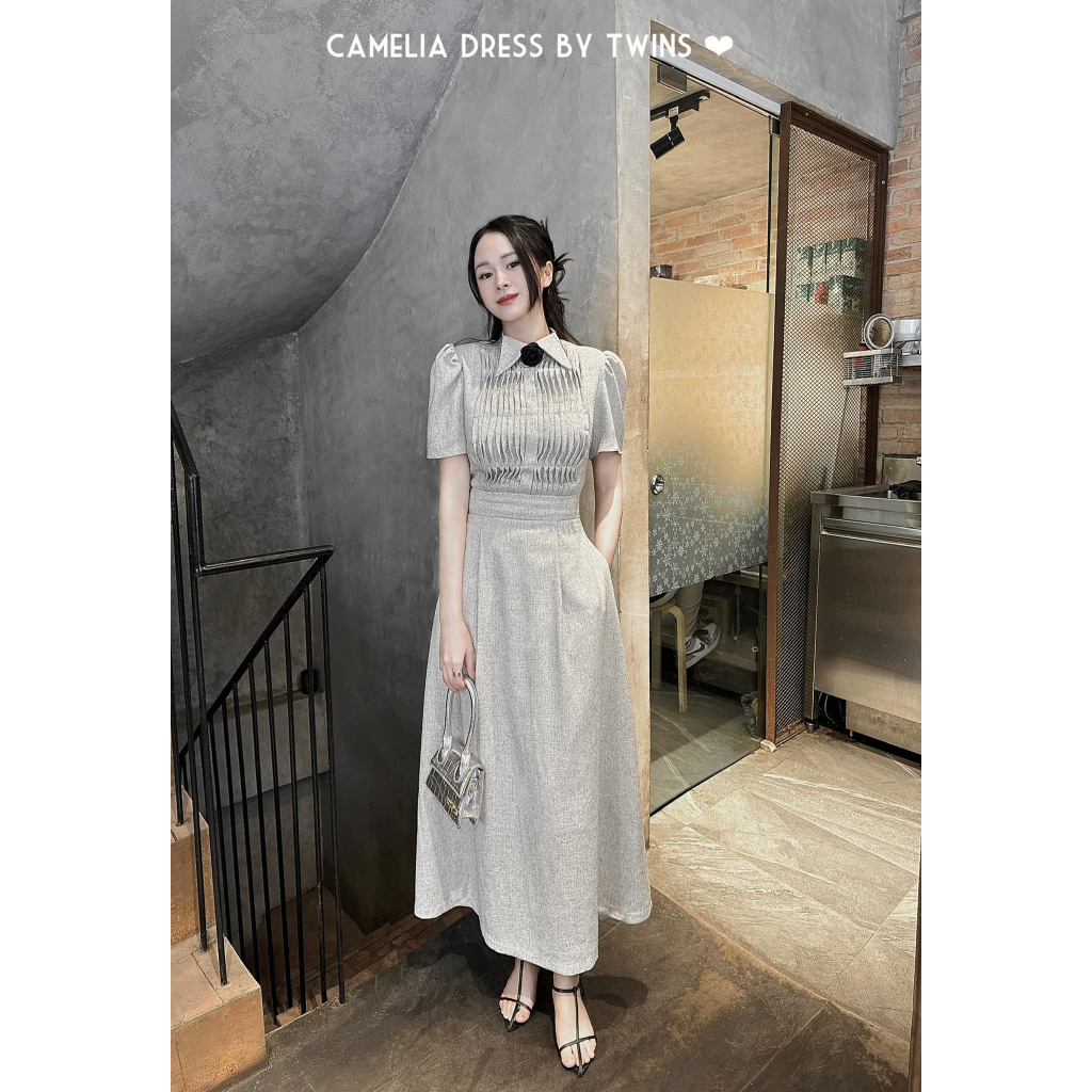 Hoa Trà cài áo made by Twins