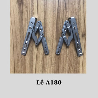 Bản lề cửa; lề A 180 độ cửa sổ mở quay; chất liệu inox 304, dày 3ly chịu tải lên đến 40kg