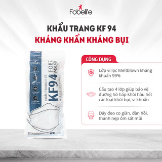 Khẩu Trang Các Loại Fobelife Kháng Khuẩn, Chống Bụi Bẩn