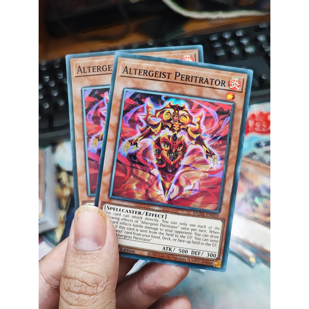 1 lá thẻ bài Altergeist Peritrator - DUNE-EN010 - Super Rare 1st Edition