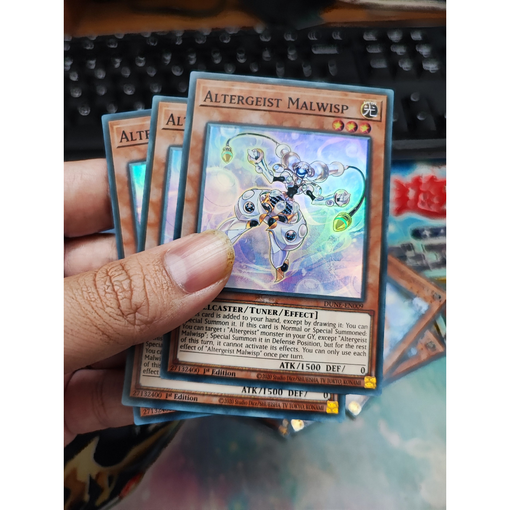 1 lá thẻ bài Altergeist Malwisp - DUNE-EN009 - Super Rare 1st Edition