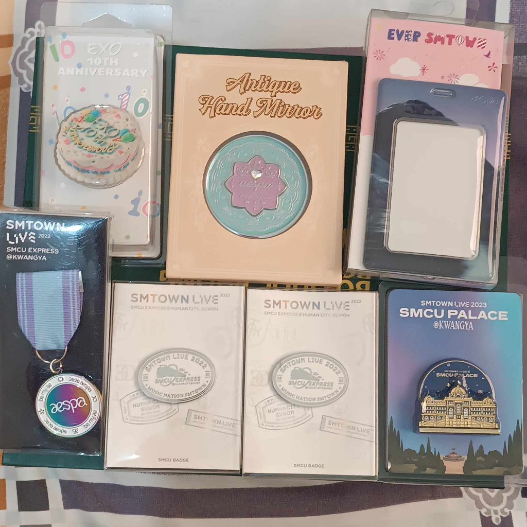 SM Official Goods EXO, NCT Dream, aespa