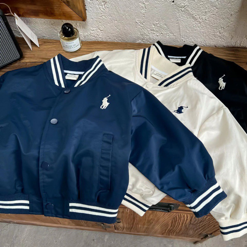 Áo khoác bomber cho bé trai BAE KIDS 11kg đến 34kg dáng thể thao hàn quốc trẻ em