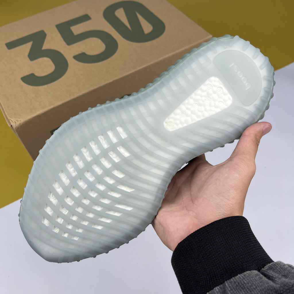 Giày Yz350 V2 Ash Blue, Yz 350 Xanh Rêu - Than.Shoes