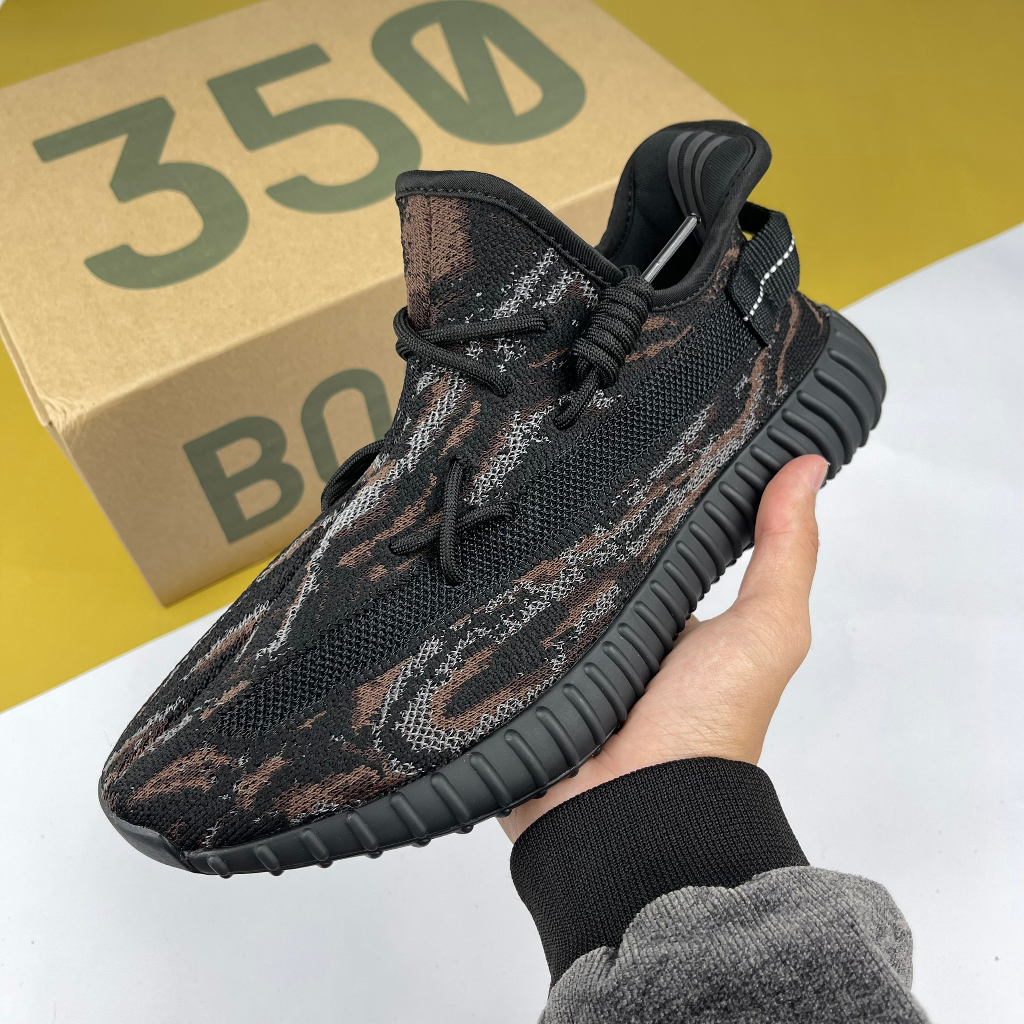 Giày Yz350 V2 MX Rock , Yz 350 Đen vằn Hàng Cao Cấp Đế Nén Hạt Chuẩn Boost Nén Hạt - Than.Shoes