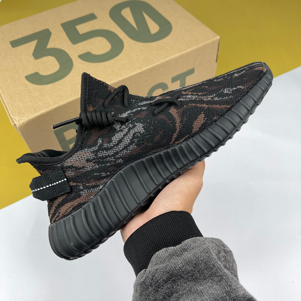 Giày Yz350 V2 MX Rock , Yz 350 Đen vằn Hàng Cao Cấp Đế Nén Hạt Chuẩn Boost Nén Hạt - Than.Shoes