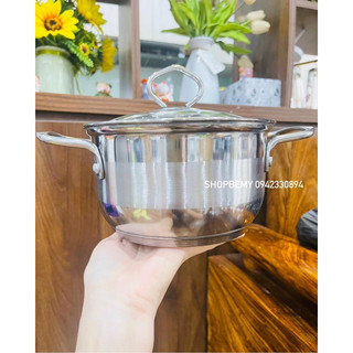 Nồi inox FiveStar cao cấp 3 đáy bếp từ - vung kính size 20cm, 24cm 🌻 giá tốt ✨dùng mọi loại bếp