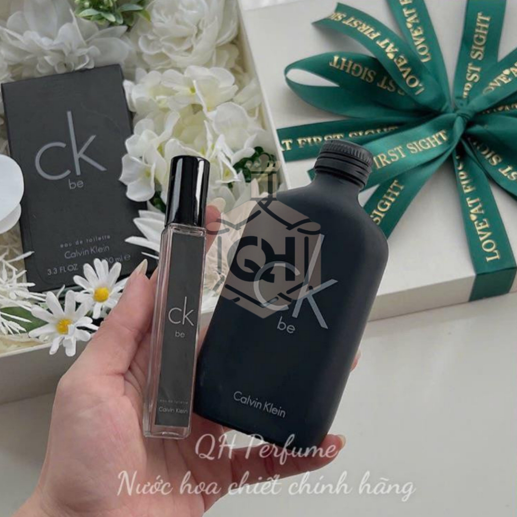 Nước hoa Unisex Calvin Klein Ck Be hương thơm phân tầng mạnh mẽ chiết 10ml