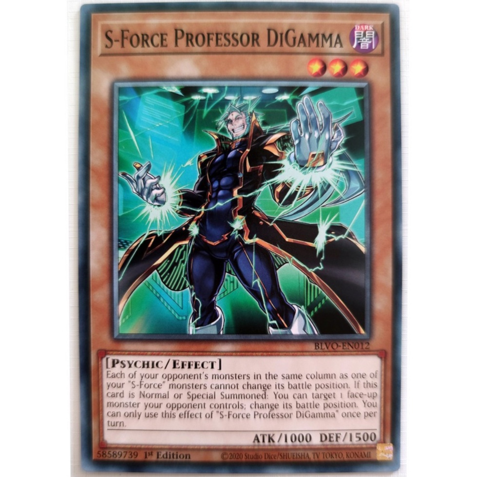 [Thẻ Yugioh] S-Force Professor DiGamma |EN| Common